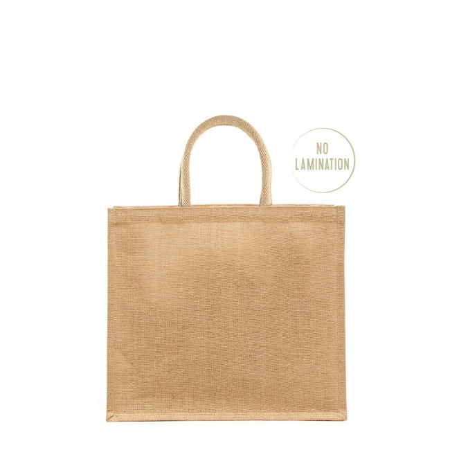 Custom Printed Kwenzi Stiffened Printed Jute Bag