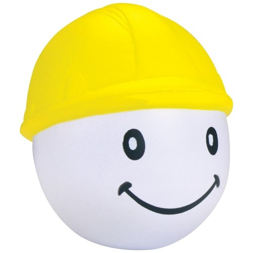 Custom Printed Stress Hard Hat Man