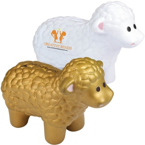 Custom Printed Stress Sheep