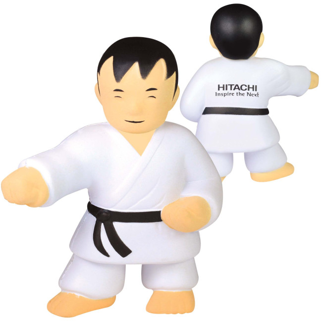 Custom Printed Stress Karate Man