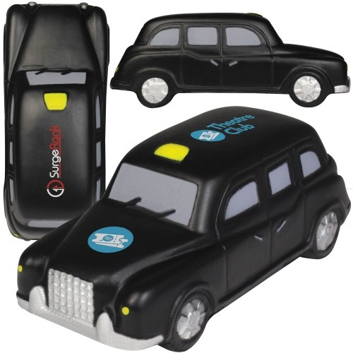 Custom Printed Stress Black Taxi Cab