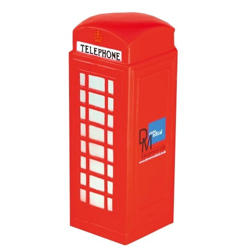 Custom Printed Stress Telephone Box