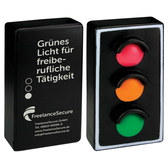 Custom Printed Stress Traffic Light