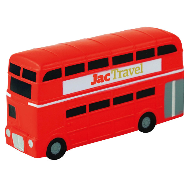 Custom Printed Stress Double Decker Bus