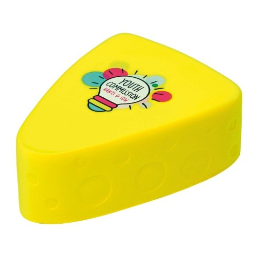 Custom Printed Stress Cheese