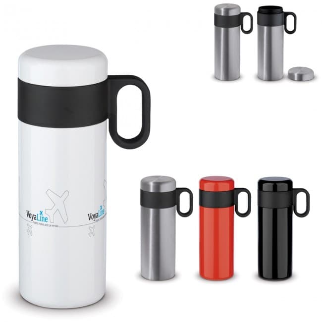 Custom Printed Flow thermos mug 400ml - Image 1