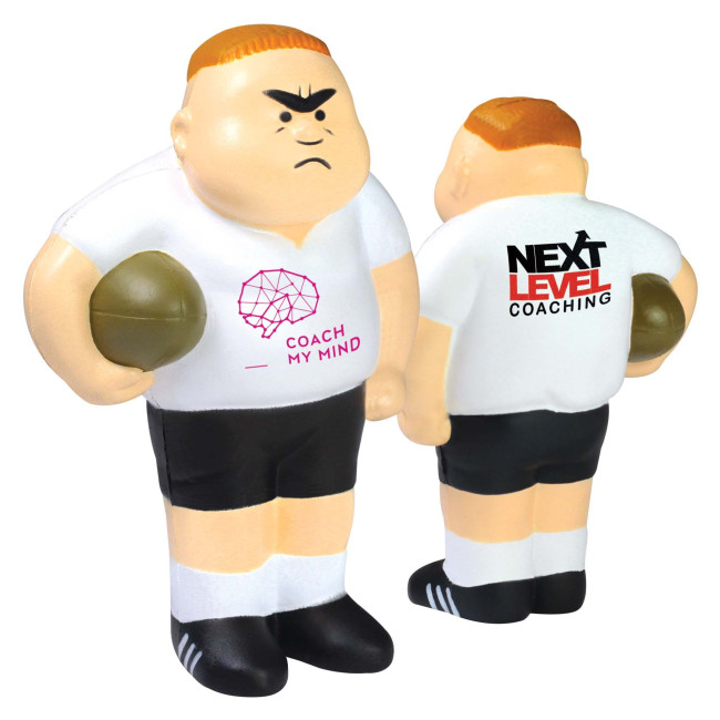 Custom Printed Stress Rugby Player