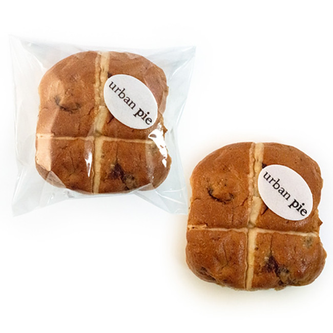 Branded Hot Cross Bun Edible Wafer Logo