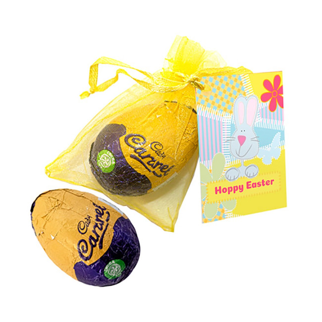 Custom Printed Caramel Egg Organza Bag