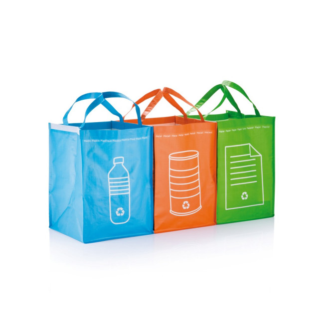 Custom Printed 3pcs Recycle Waste Bags