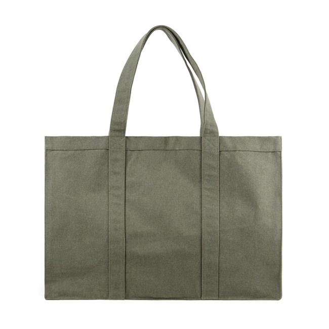 Custom Printed Hilo Recycled Canvas Maxi Tote Bag - Image 1