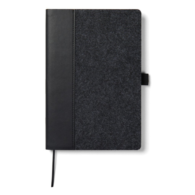 Custom Printed Albon GRS Recycled Felt Notebook - Image 2