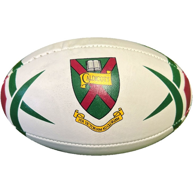 Custom Printed Mini Rugby Ball 15cm - Image 4