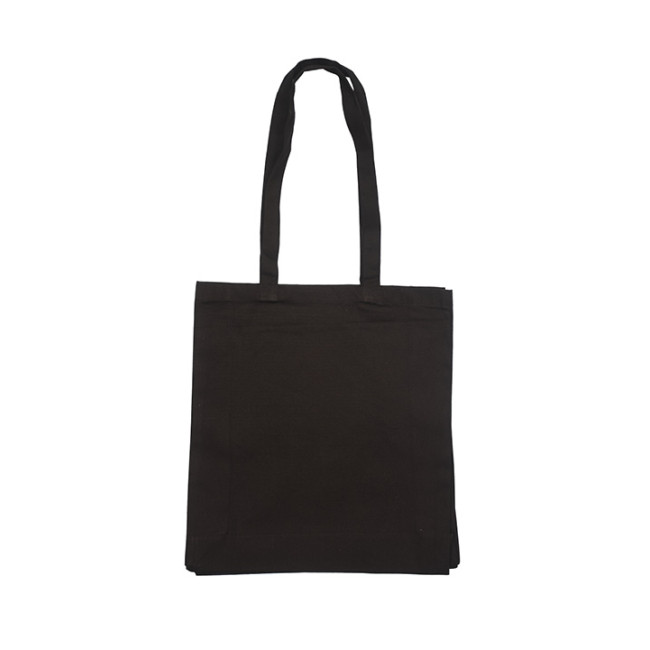 Branded 10oz Black Cotton Tote Bag