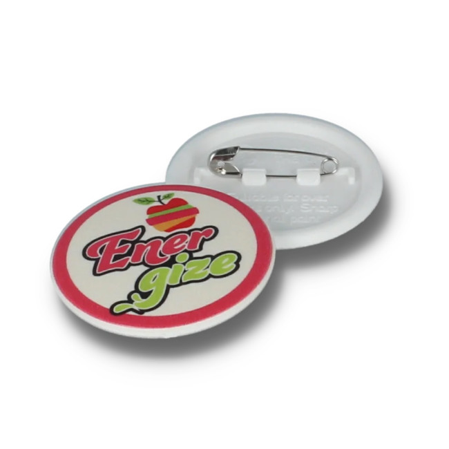 Custom Printed DBASE Circular Badge 37mm