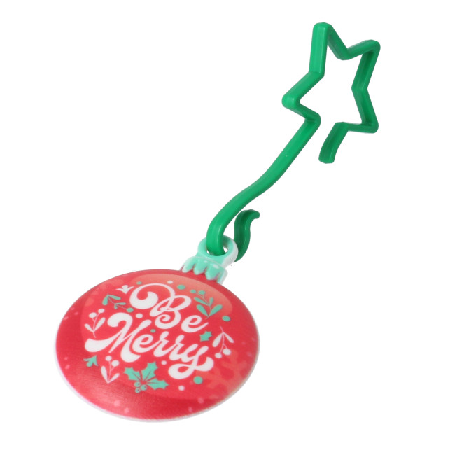 Custom Printed Christmas Eco-ration Bauble Tree Decoration