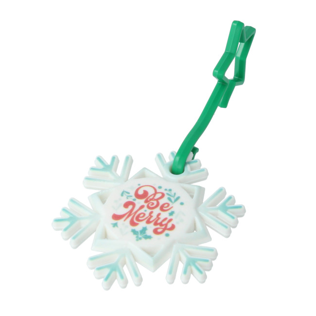 Custom Printed Christmas Eco-ration Snowflake Tree Decoration