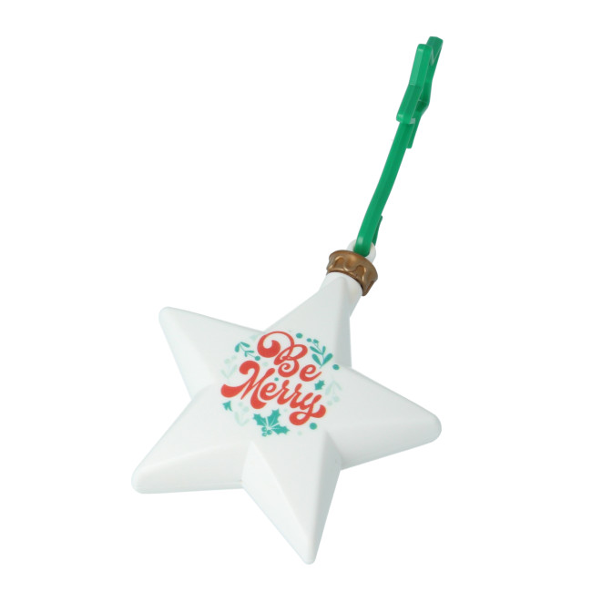 Custom Printed Christmas Eco-ration Plus Star Tree Decoration