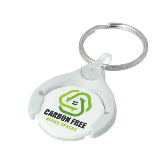 Custom Printed Pop Coin Lite Trolley Keyring