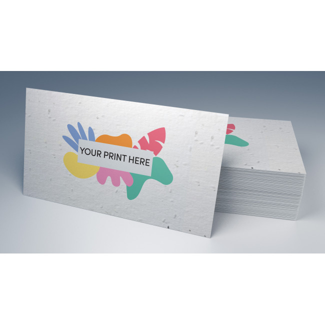 Custom Printed Seed Paper Business Card - Single Sided Print - Image 2