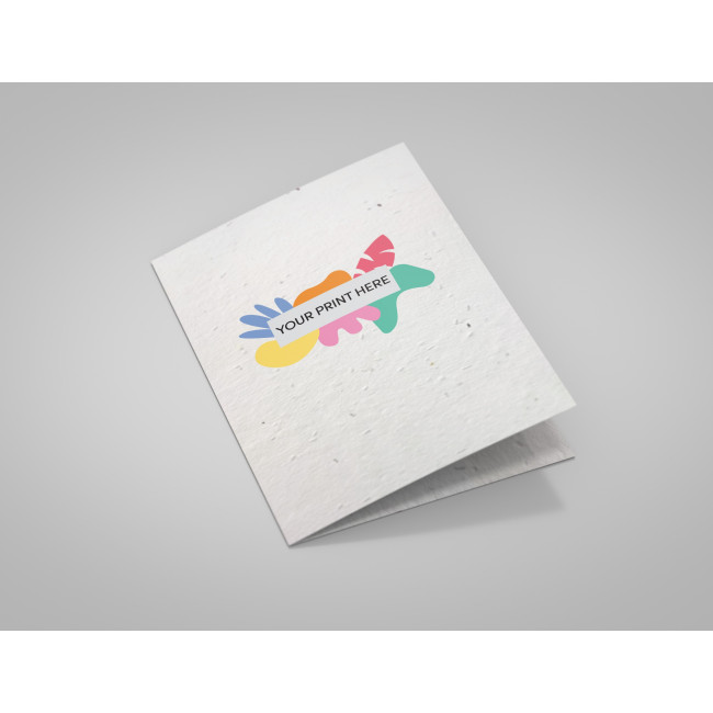 Branded Seed Paper A6 Greetings Card