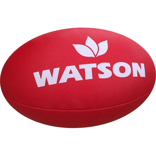 Custom Printed Size 5 Rubber Rugby Ball - Image 4