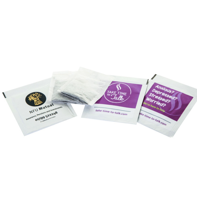 Custom Printed English Breakfast Tea Bags