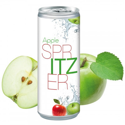 Custom Printed Apple Spritzer 250ml