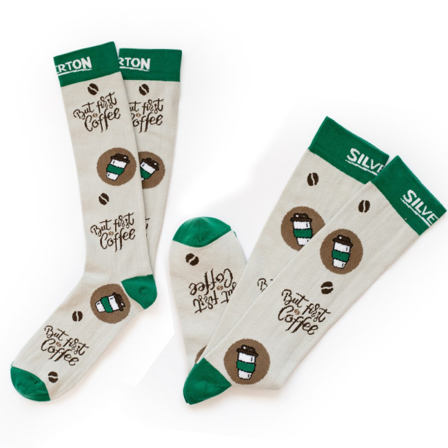 Custom Printed Premium Mid Calf 3/4 Long Socks - Image 2