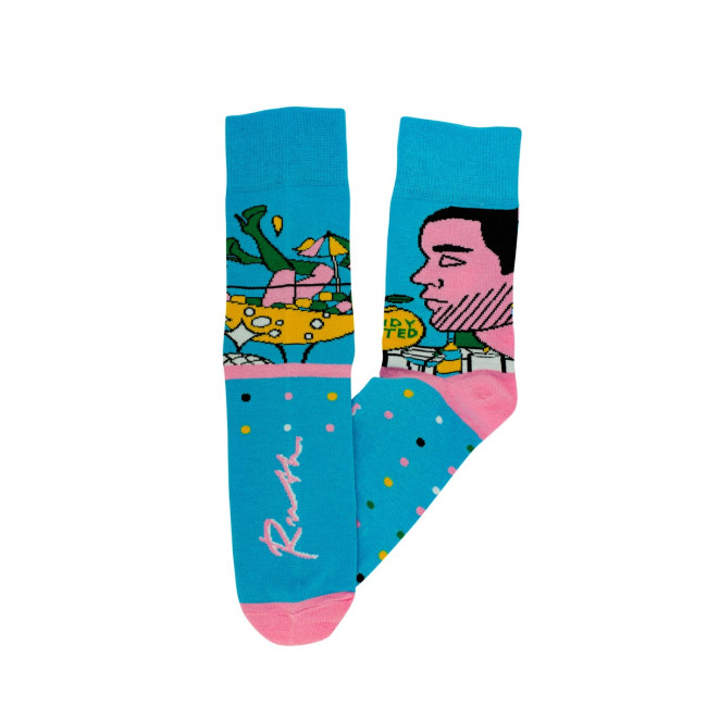 Custom Printed Premium Organic Classic Crew Socks - Image 2