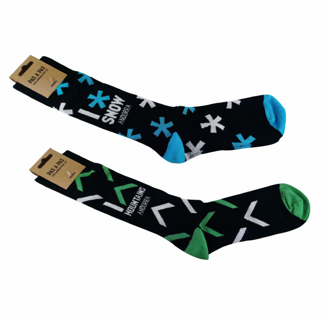 Custom Printed Premium Organic Mid Calf 3/4 Long Socks - Image 4