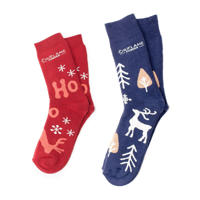 Custom Printed Premium Organic Thermal Winter  Socks - Image 1