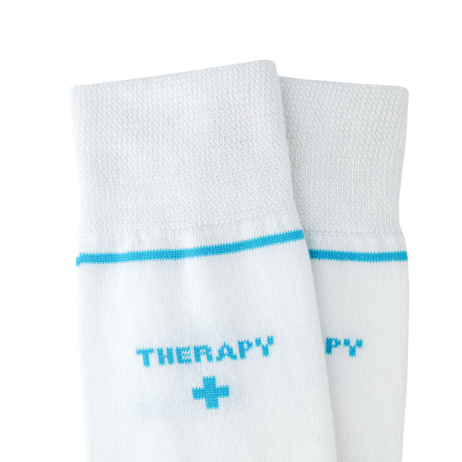 Custom Printed Pressure Free Premium Mid Calf 3/4 Long Socks In Organic cotton. - Image 2