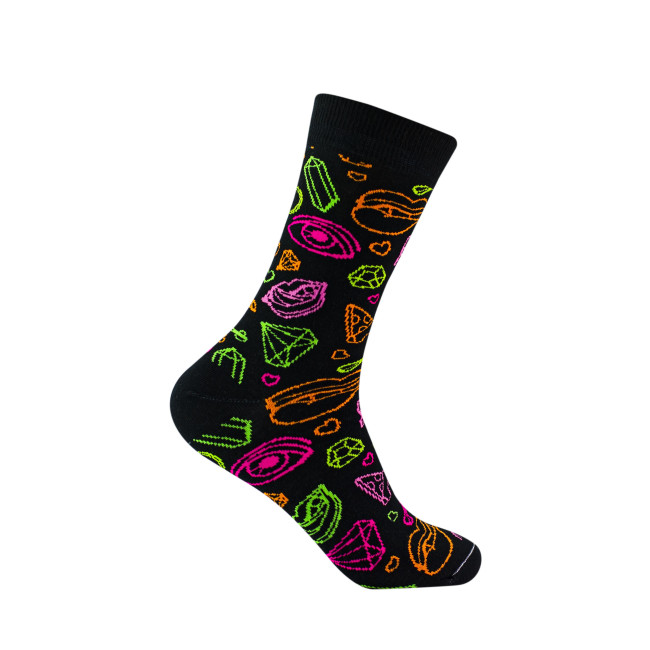 Custom Printed Neon Eco-Friendly Socks