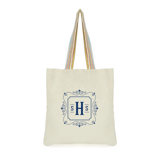 Custom Printed Bowcast Cotton Shopper