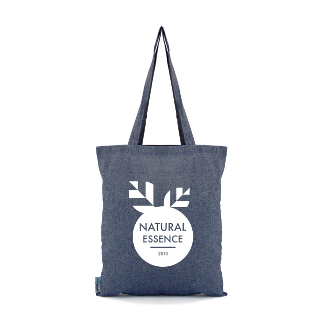 Custom Printed Budget 5oz Recycled Cotton Shopper - Image 3