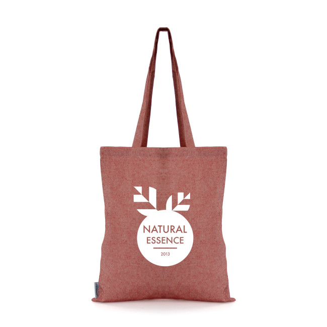 Custom Printed Budget 5oz Recycled Cotton Shopper - Image 2