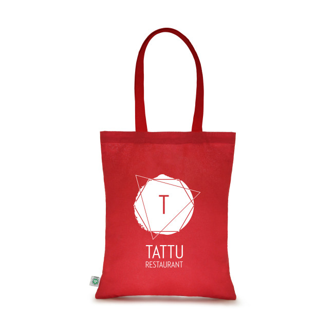 Custom Printed Budget Organic Cotton Shopper - Image 2