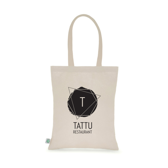 Custom Printed Budget Organic Cotton Shopper - Image 1