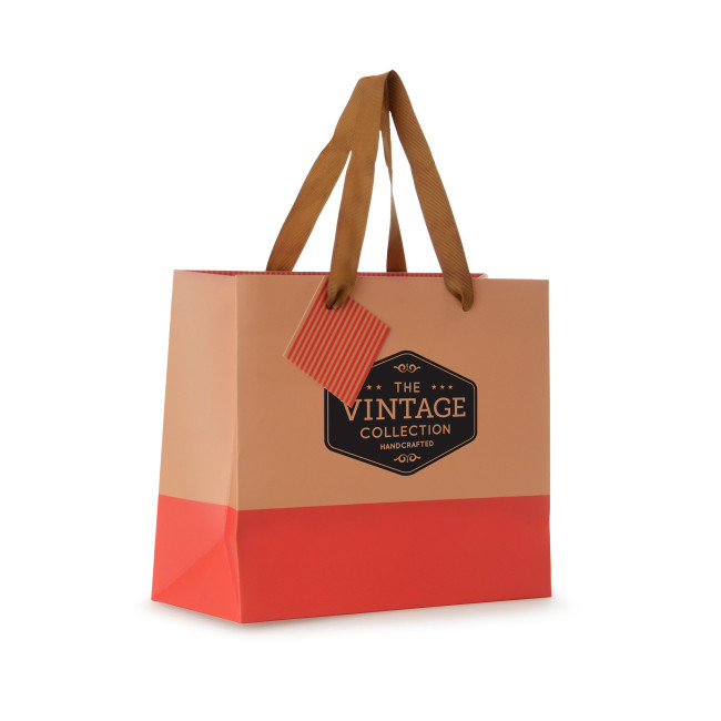 Custom Printed Cavalla Paper Gift Bag - Image 4