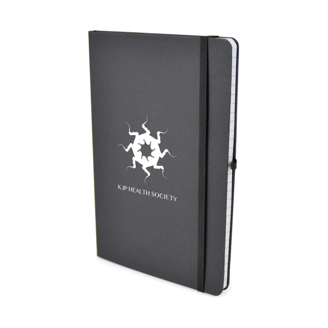 Custom Printed Nebraska A5 Black Notebook - Image 2