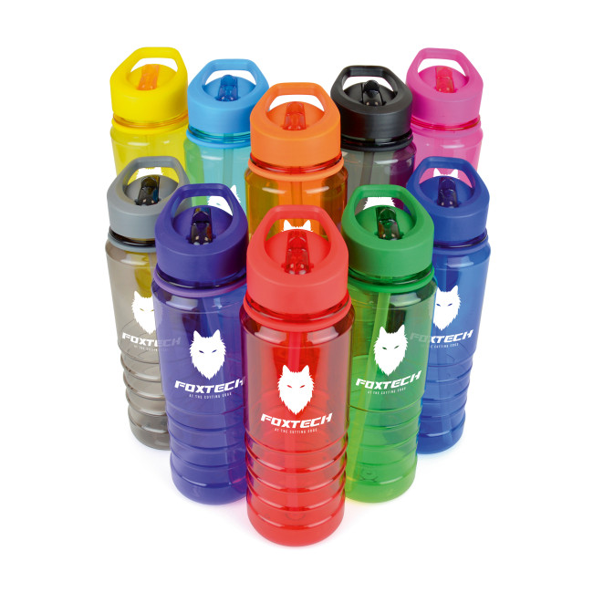 Custom Printed Tarn Coloured Sports Bottle 750ml - Image 1