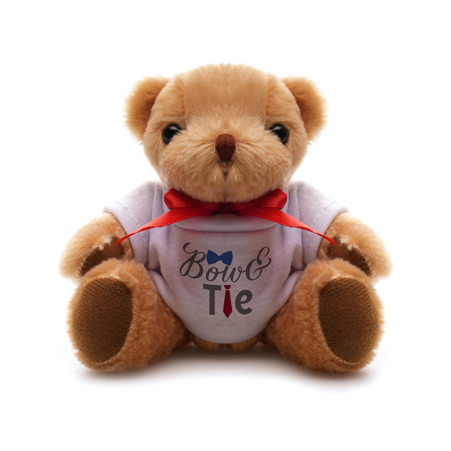 Custom Printed Medium Jointed Teddy