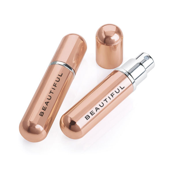 Branded Rose Gold Coloured Perfume Atomiser