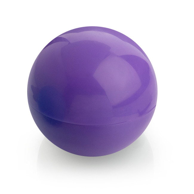 Branded Purple Ball Shaped Lip Balm