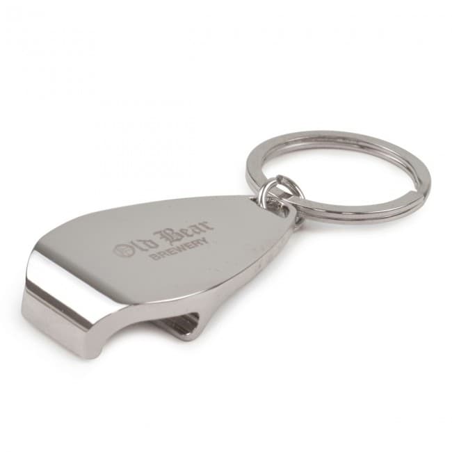 Custom Printed Oracle Metal Bottle Opener Keyring