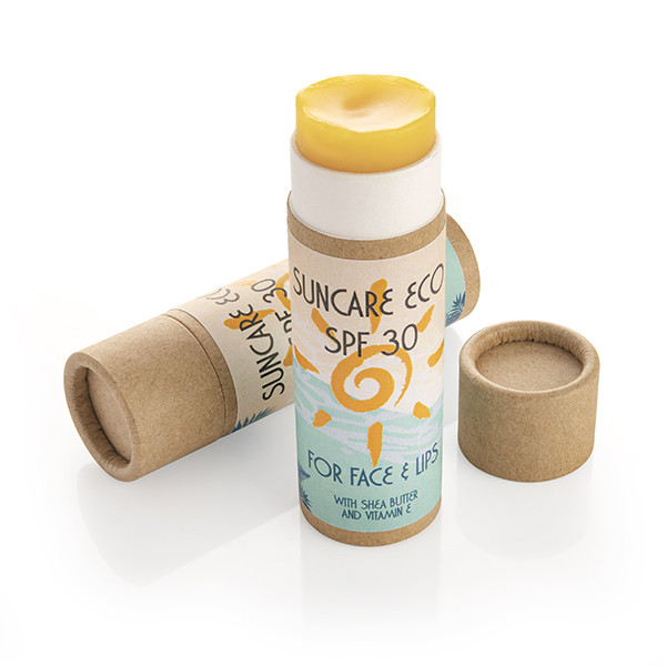 Custom Printed Eco Suncare SPF30 Stick for Face and Lips