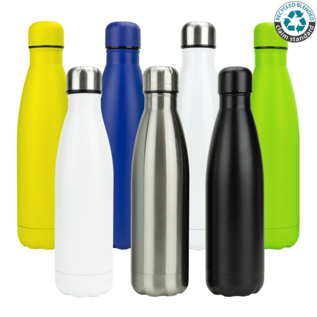 Custom Printed UK Tide Insulated Steel Bottle Full Wrap - Image 1