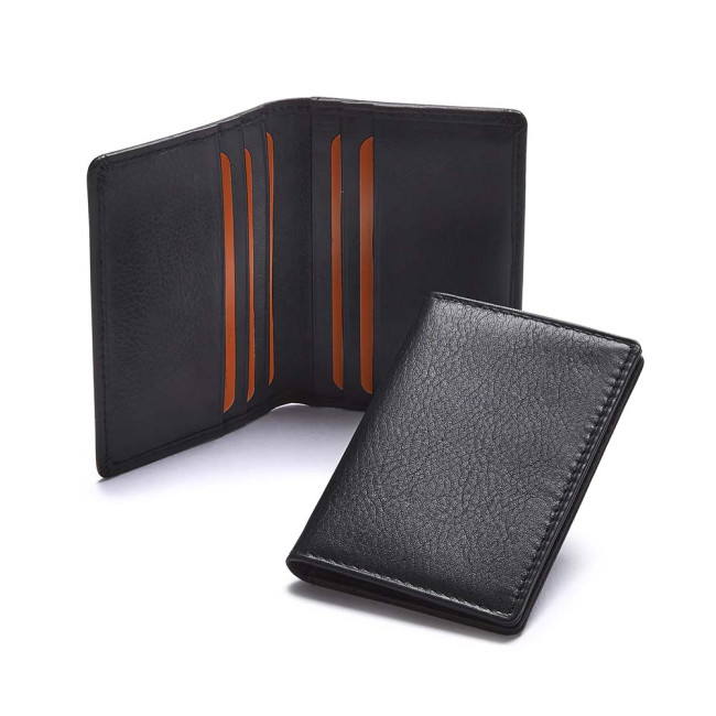 Custom Printed SandRingham Nappa Leather Slim Credit Card Wallet