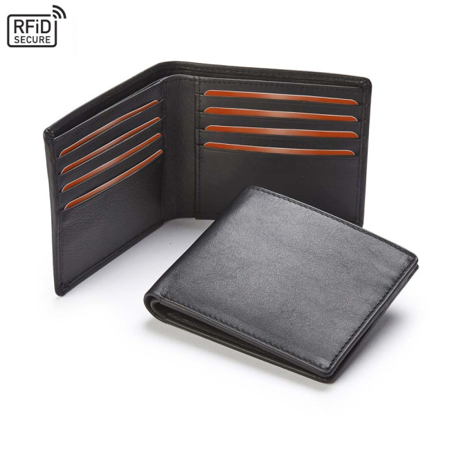 Custom Printed SandRingham Nappa Leather Luxury Leather Wallet With RFID Protection